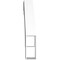 Ekena Millwork 5 1/2-in. W x 34-in. D x 34-in. H Merced Architectural Grade PVC Knee Brace BRCP055X34X34MRC - alternate 3
